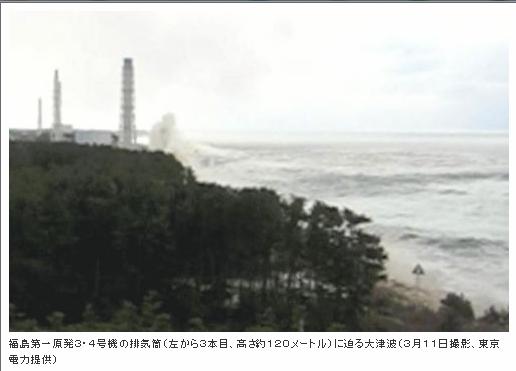 津波はこの写真で 12m くらいあった!