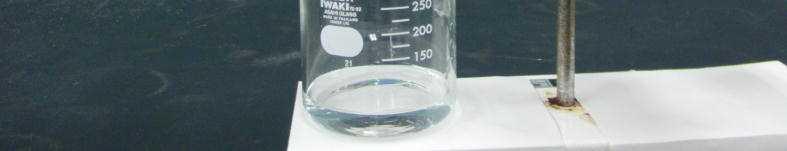 班に必要な量 ) 飽和水酸化バリウム水溶液 < 約 0.1 mol / L >(18mL) 希硫酸 < 約 0.