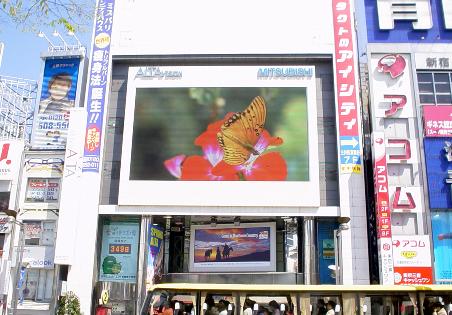 駅前広場の目の前にあることから 視覚効果は非常に高い 新宿区新宿 3-24-3 平日平均 15.7 万人 / 日休日平均 22.