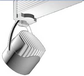 LED スポットライト 業界トップクラスの1700(lm) ベース照明に負けない明るいスポット光が得られます 商品の特長