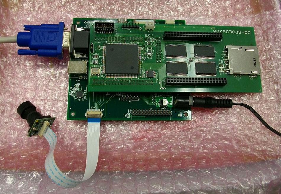 FPGA を使用した CMOS カメラ ディスプレイ回路の製作 小野雅晃 筑波大学 システム情報工学等支援室装置開発班 概要 CMOS カメラから出力されたデータを使用して ディスプレイに表示する回路を FPGA (Feild Programmable Gate Array) で作成した CMOS カメラから出力された YUV422 データのうちの Y ( 輝度 ) データを FPGA
