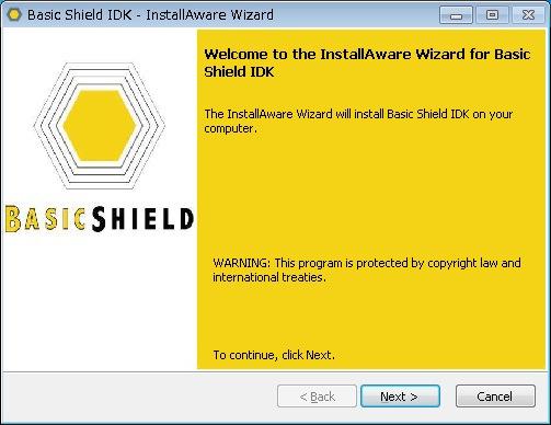 インストール方法 1 ドライブシールド BS のインストールインストール方法 (1) 管理者権限でログオンし インストール CD の中の BasicShield Shield.