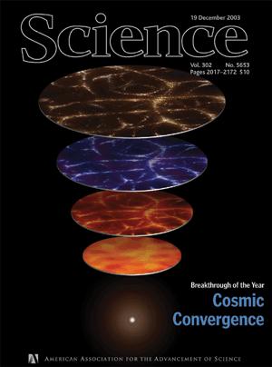 宇宙の加速膨張と宇宙の組成 米国の科学雑誌
