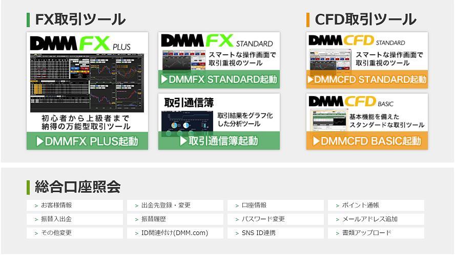 7. 入出金 7-5 振替入出金 DMMFX DMMCFD-Index DMMCFD-Commodity