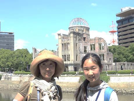 もった力強い訴えでありとても感動しました 広島の地で原爆の惨状を学び 犠牲になられた方々を思い 娘と共に平和を願うことができたことは とても 貴重な経験となりました