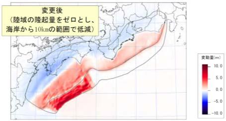 最大となる浸水深を抽出しました 対象津波 南海トラフの巨大地震モデル検討会 公表(H.8.9) の想定地震津波 マク ニチュート Mw=9.