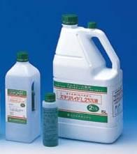 アセサイド実用液の過酢酸が実用下スピーディな殺菌と洗い残しが確認できる限濃度の0.