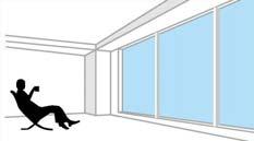 一般的なマンションセントラルレジデンス調布 < 天井高概念図 > <アウトフレーム設計概念図