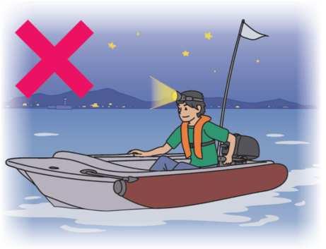 あなたは船長! 免許が不要でも 他の船舶と同じように海上の交通ルールが適用される ミニボートの安全常識 オールは必ず積む!