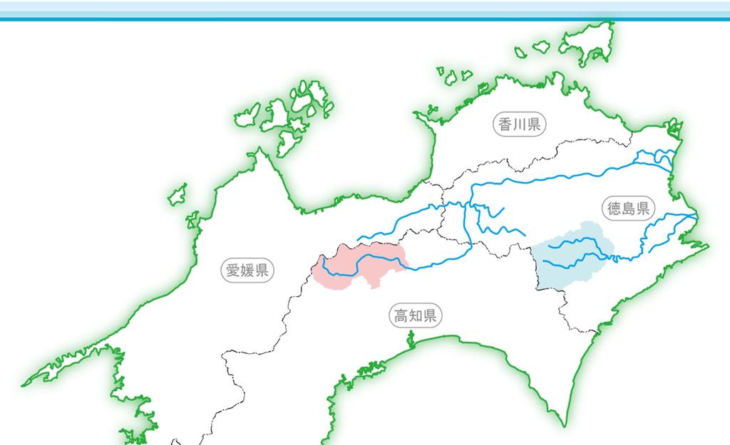 長安口ダムの特徴 ( 早明浦ダムの比較 ) 長安口ダムが少し多い 流域平均年総雨量 (mm) 4 流域平均年総雨量 3