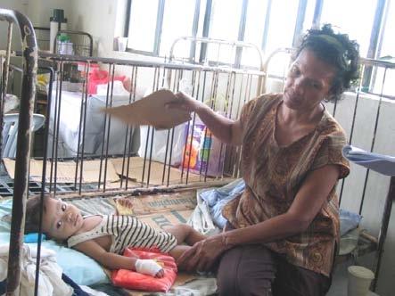 研究背景 : フィリピンにおける小児呼吸器感染症 フィリピンの乳幼児死亡の状況 5 歳以下死亡率 : 32 /1000 出産数 (2008)