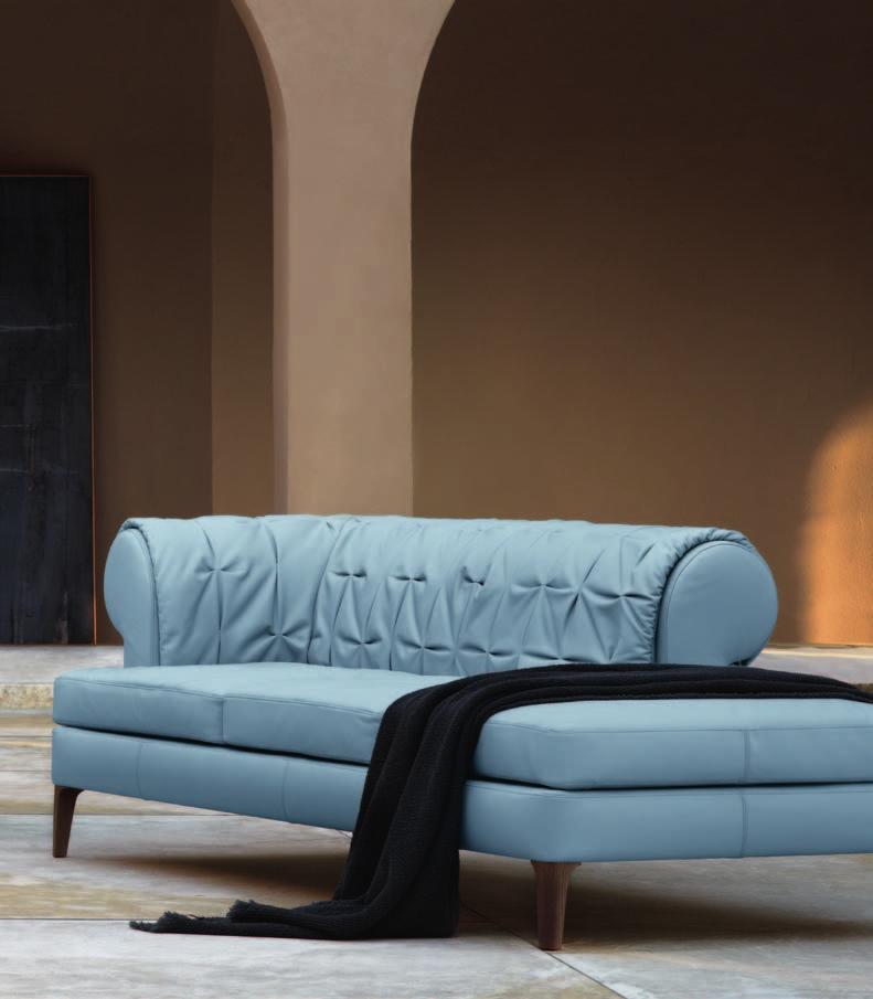 Auf natürliche Weise elegant. Ein Sofa im Haute-Couture-Stil von Poltrona Frau.