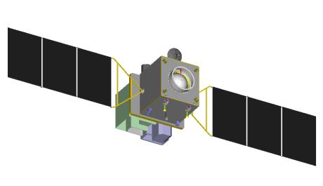 太陽電池パネル ALOS-3 データ中継用アンテナ 進行方向 地心方向 観測センサ パンクロセンサ (JAXA 開発 ): 直下視 : 分解能 :0.8m 観測幅 :50km 後方視 : 分解能 :2.