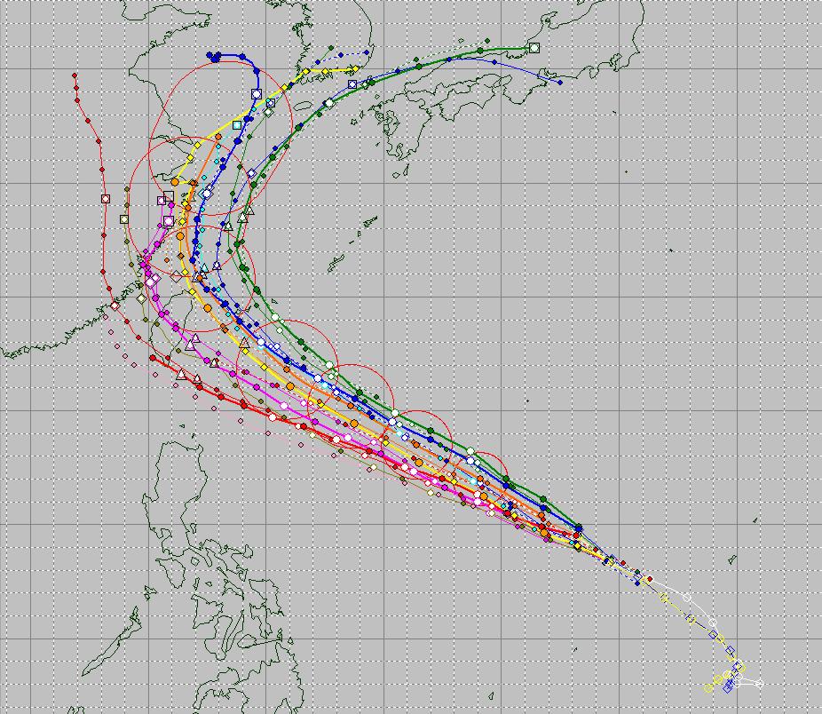 3. WNI の台風予測 WNI