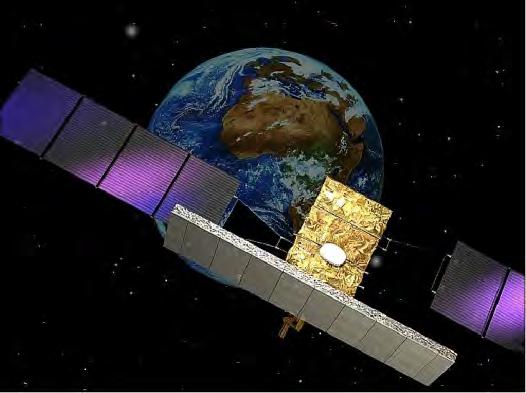 3.2 SAR 衛星コンステレーション (Cosmo-SkyMed ) イタリア宇宙機関 (ASI ) とイタリア防衛省 (MOD) による Dual-use の SAR 衛星 主要用途は 偵察 地上構造物の把握や 自然災害による被害状況の把握 衛星 4 機が同一軌道面を周回し 1 日から半日程度の Revisit を確保 4 機同時ではなく 3 年半かけて 1 機ずつ個別に打ち上げを実施
