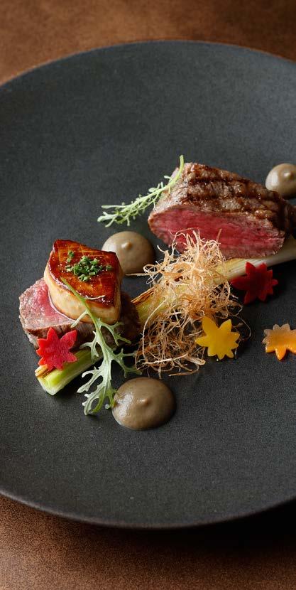 Autumn at Palace Hotel Tokyo Selected ingredients are transformed into works of art on the plate, tempting the appetite with superb presentations
