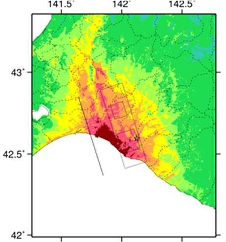 ( 参考資料 ) 9 月 6 日 03 時 08 分頃の胆振地方中東部の地震の震源周辺の活断層について 石狩低地東縁断層帯 活断層の詳細な位置 活断層の長期評価 断層帯 ( 活動区間 ) 想定される規模
