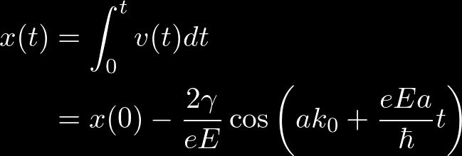 静電場中のブロッホ電子 逆格子ベクトルだけ任意性をもつ 1D 強束縛模型 家泰弘 物性物理 (