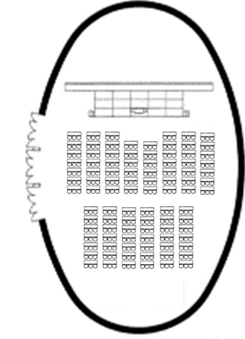 ランチョンセミナー 2 会場 : レセプションホール (2 階 ) 席数
