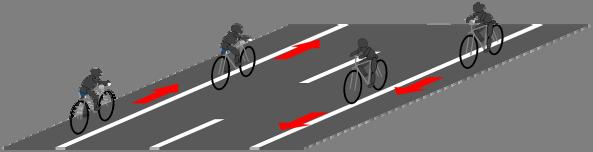 道路標識等により普通自転車歩道通行可の指定がされているときは 歩道を通行することができる ( 道路交通法第 63 条の 4 第
