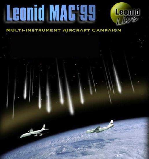 Image courtesy of NASA-ARC. Leonid MAC(Multi-Instrument Aircraft Campaign) 1997 (SETI) (Dr.