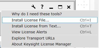 lic) をインストールします 1 Keysight License Managerを起動します プログラム Keysight License Manager Keysight License Manager 2