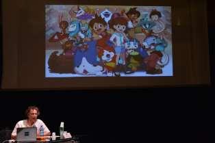 アニメを取り扱うイタリアすべての出版社が参加した その上 トークと研究会も開かれた 子供向けの紙芝居