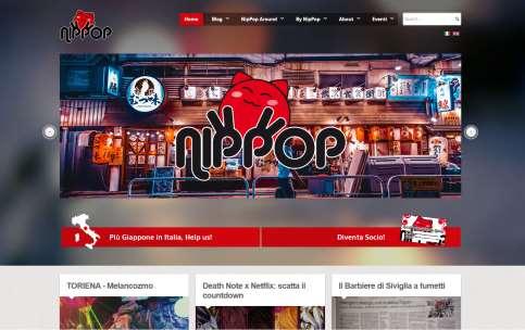 ウェブサイト NipPop のウェブサイトは日本のポップカルチャーのファンの皆さんのために制作されたスペースだ