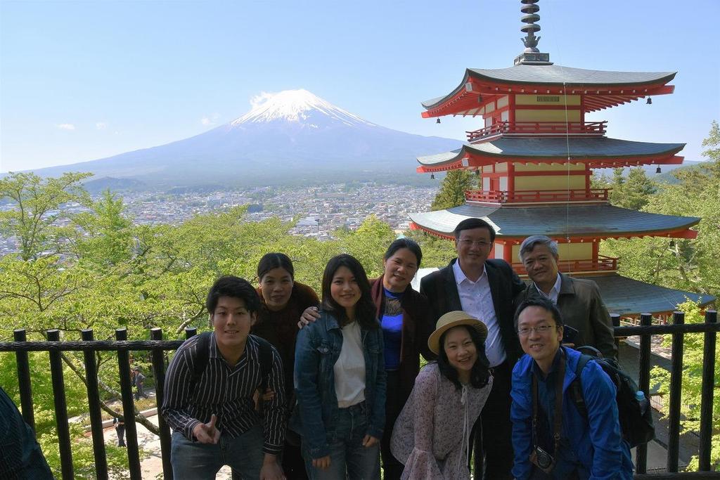 学生による富士山周辺観光地 (