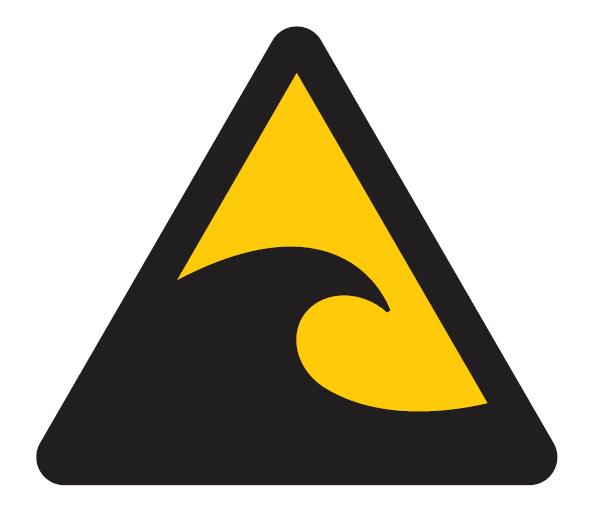 Warning;Tsunami hazard