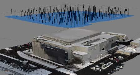 建築 の計測事例 UAV-SfM の