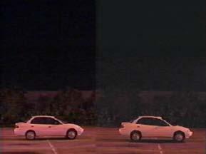 5. 漏らして着火させた場合の水素自動車とガソリン自動車の比較 写真 1 - Time: 0 min, 0 sec
