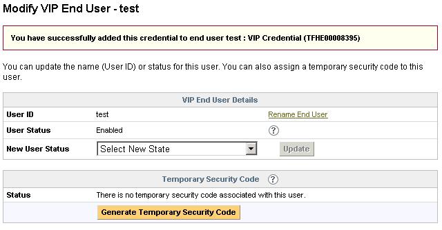 VIP ( VIP PW ) OTP VIP PW (Temporary Security Code) PW 2 OTP PW 1.
