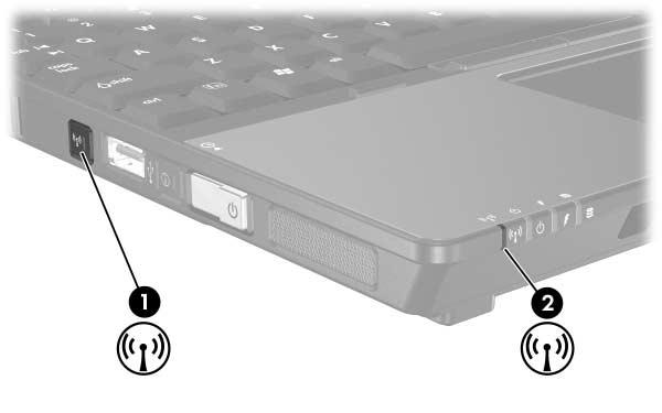 無線 ( 一部のモデルのみ ) デバイスの電源状態 Wireless Assistantとともに無線ボタン1を使用して 802.11 無線デバイスおよびBluetoothデバイスを有効または無効にできます デフォルトでは タブレットPCの電源を入れると 802.