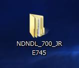 あらかじめ記憶媒体などを利用し インストールファイルをコピーしてください 1 インストールするパソコン上で ダウンロードした NDNDL_7XX _JREXX X.