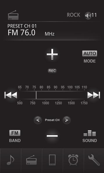 の音楽再生 ラジオの選局 タイマー設定 音量の調整 その他 操作など詳しくは アプリのヘルプをご覧ください アプリの操作画面例です BLUETOOTH スタンバイにする 相手機器から アプリを使って 遠隔操作で本機の電源を入れることができます 相手機器で電源を入れるには BLUETOOTH スタンバイにしておく必要があります 本機の電源が切れているとき ( スタンバイ中 ) に STANDBY