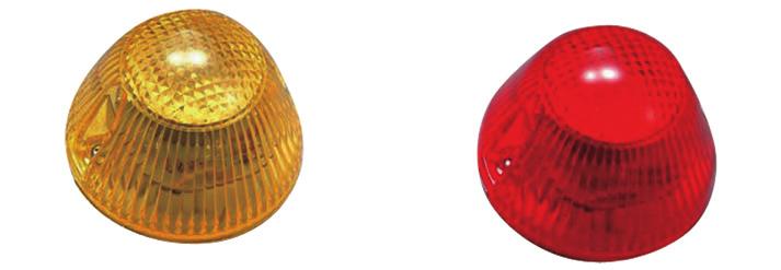 LEDマーカームーン LEDマーカースター コード N O 商品名品番 レンズ色 LED 色 LED 数 ケース入数 5456031 LEDマーカー ドーム型