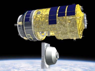 4. 研究の進捗状況 (1/2) HTV の回収機能のコンセプトについて 将来の有人宇宙船を踏まえた技術実証要求 ISS ユーザ要求 各種制約条件などの分析を行い ミッション要求の検討を進めている また ISS 計画の中での輸送