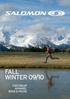 SALOMON SOFTGOODS CATALOG FALL/WINTER 09/10