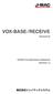 VOX-BASE/RECEIVE Conformance Statement