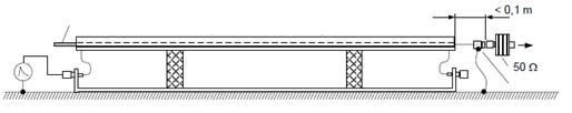 ( 単位 :mm) 図 5-7 結合クランプ校正のトランスジューサプレート アダプタへ接続 トランスジューサプレートは 上下で 0.5mm の絶縁シートによって 厚さ 0.5mm の最大の金属シート 120mm 1050mm で構成される 少なくとも四面は 2.