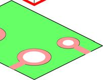 6 基礎からのメカトロニクスセミナー 一般的な両面基板の構成 シルク表 ( 部品番号など ) レジスト表 ( 保護皮膜 : 緑 ) パターン表 ( 銅箔面 ) 絶縁板 + 穴 +スルホールメッキパターン裏レジスト裏 シルク裏