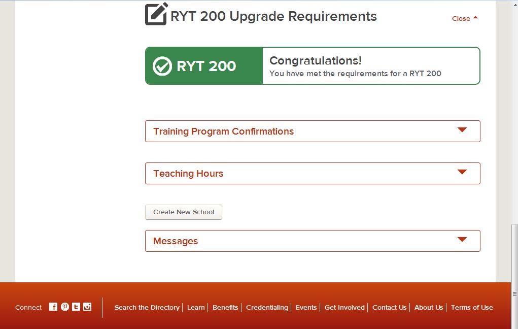 次回更新日 修了日 RYT 登録日 登録内容 (RYT200) My Registry Mark