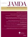 Journal of the American Medical Directors Association JAMDA は 急性期後長期ケア (PA / LTC) を提供する専門家だけでなく 政策立案者 組織リーダー 教育者