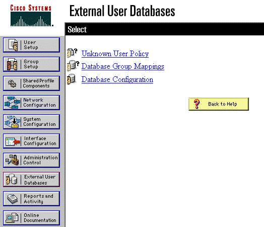 2. External User Database