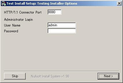 (3) Testing Installer OptionsHTTP/1.