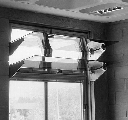 LIGHT SHELF is a classic daylighting system, that is designed to: