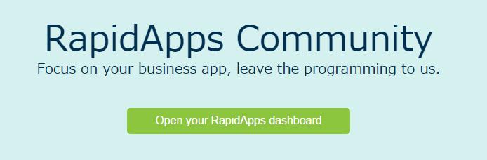 RapidApps でアプリを開発する (2) Web ブラウザーのブックマークから
