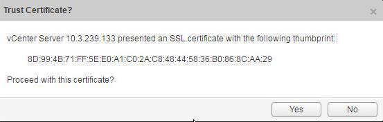 5. SSL 証明書の確認画面が表示されますので
