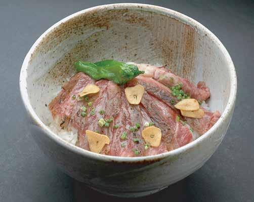 eel on rice bowl 和牛網焼き丼 Wagyu